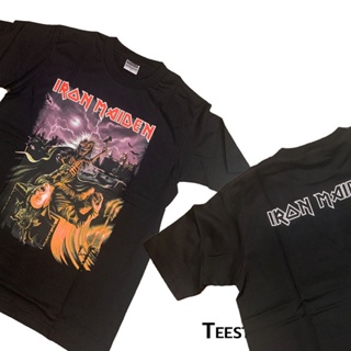 Tee เสื้อยืดสีขาว เสื้อยืดโอเวอร์ไซส์เสื้อวงดนตรี Iron Maiden เสื้อผ้าวินเทจ โดนใจสายแฟชั่นS-3XL_57