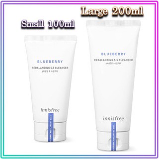 อินนิสฟรี บลูเบอร์รี่ รีบาลานซ์ซิ่ง 5.5 คลีนเซอร์ / innisfree Blueberry Rebalancing 5.5 Cleanser [Large200ml, Small100ml]