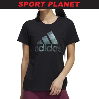 adidas Women Holiday Graphic Short Sleeve Tee Shirt Baju Perempuan (GU8897) Sport Planet 36-25_05