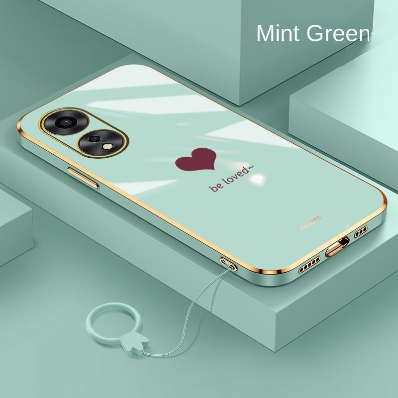 เคสโทรศัพท์มือถือ-ยางเคลือบเงา-ลายหัวใจ-พร้อมสายคล้อง-สําหรับ-oppo-reno-8t-8z-8-pro-5g-reno8t-5g