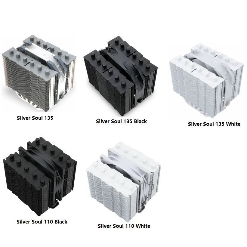 เทอร์มอลไรท์ SS110 SS135 พัดลมระบายความร้อน CPU สีเงิน 110 135 สําหรับ ...