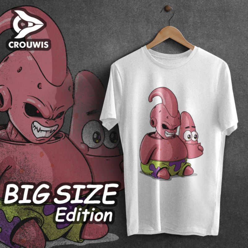 เสื้อยืดผ้าฝ้าย-เสื้อยืด-ผ้าฝ้าย-พิมพ์ลายอนิเมะ-majin-buu-super-dragon-ball-spongebob-print-dtf-24s-30s-พรีเมี่ยม-ส-04