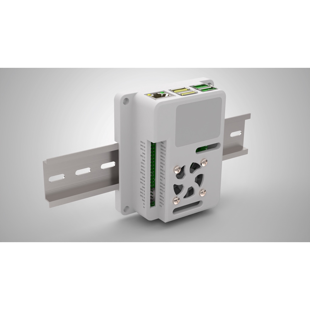 กล่องใส่เคส DIN Rail Raspberry Pi 4 รุ่น B - Z3D | Shopee Thailand