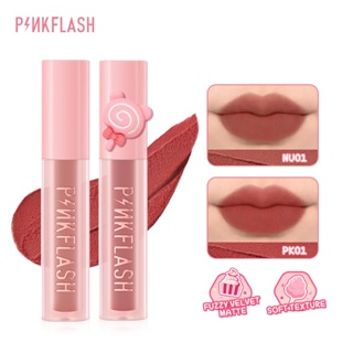 สินค้า Pinkflash PinkSweetie Fuzzy-Soft Velvet Matte ลิปโคลน เนื้อแมตต์ น้ําหนักเบา เม็ดสีสูง สําหรับริมฝีปากและแก้ม