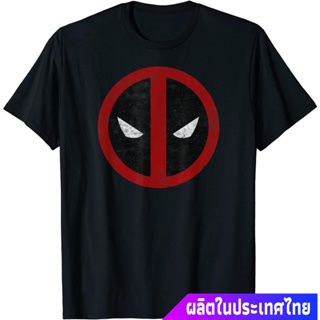 Marvelเสื้อยืดผู้ชายและผู้หญิง Marvel Deadpool Mask Classic Distressed Graphic T-Shirt T-Shirt Marvel Popular T-shi_01