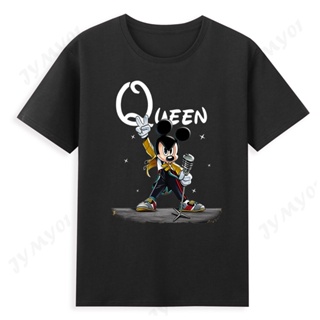 Rock Band Queen Men T เสื้อการ์ตูน Limited สุดหรูเสื้อผ้าผ้าฝ้ายแฟชั่นเสื้อยืดS-5XL