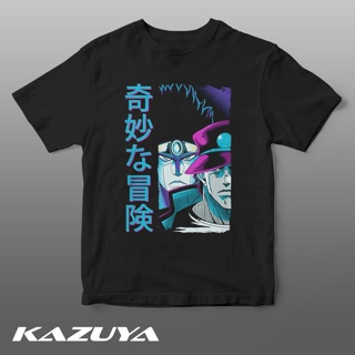 T-Shirtเสื้อยืด ลาย Kazuya TM-0227 JOJO BIZARRE ADVENTURE JOTARO Jotare S-5XL