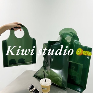KiwiStudio (แพค20ใบ) ถุงพลาสติก 5 สี พกพาได้ ความรู้สึกแฟชั่นอาวุโส สีทึบ กระเป๋าถือ ร้านเก็บของร้านขายเสื้อผ้า หนามาก ทนทานมาก（084）