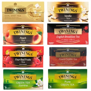 Twinings ทไวนิงส์ ชา ขนาด 2 กรัม แพ็ก 25 ซอง