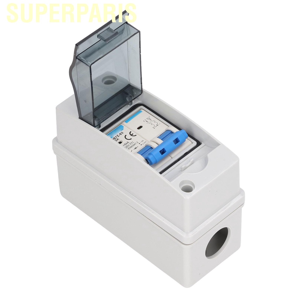 Superparis DC Disconnect Switch 3A 1000V Miniature Circuit Breaker IP65 ...