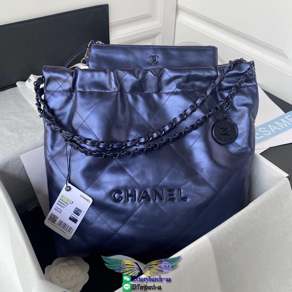 ch-22-drawstring-shopper-handbag-sling-underarm-commuter-tote-bag-vintage-shoulder-hobo-bag