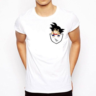New Men Fashion Discount 2021 New Famous The Cute Super Men Cloths Son Goku Saiyan PrintedDragonball Z  เสื้อผู้ชาย_05