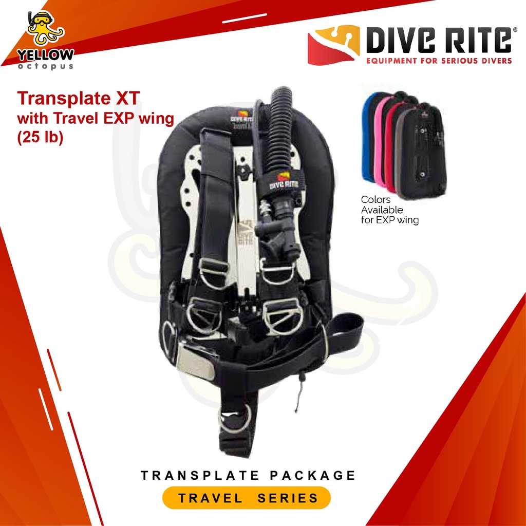 DIVE RITETransplate XT with Travel EXP wing (25 lb) Shopee Thailand