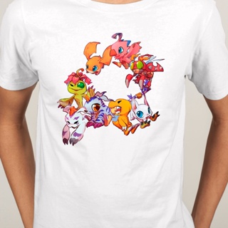 Short Sleeve T-shirt shirt Digimon Adventure Agumon Taichi Yagami Gabumon Yamato anime O-Neck Men Fashion cotton Ca_11