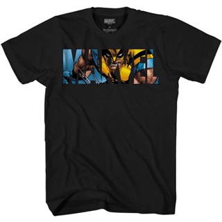 Marvel Logo Wolverine Avengers X-Men Super HeroAdult Tee Graphic T-Shirt for Men Tshirt Clothing Apparel_01