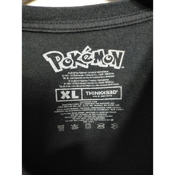 เสื้อยืด-มือสอง-ลายการ์ตูน-pok-mon-อก-46-ยาว-29