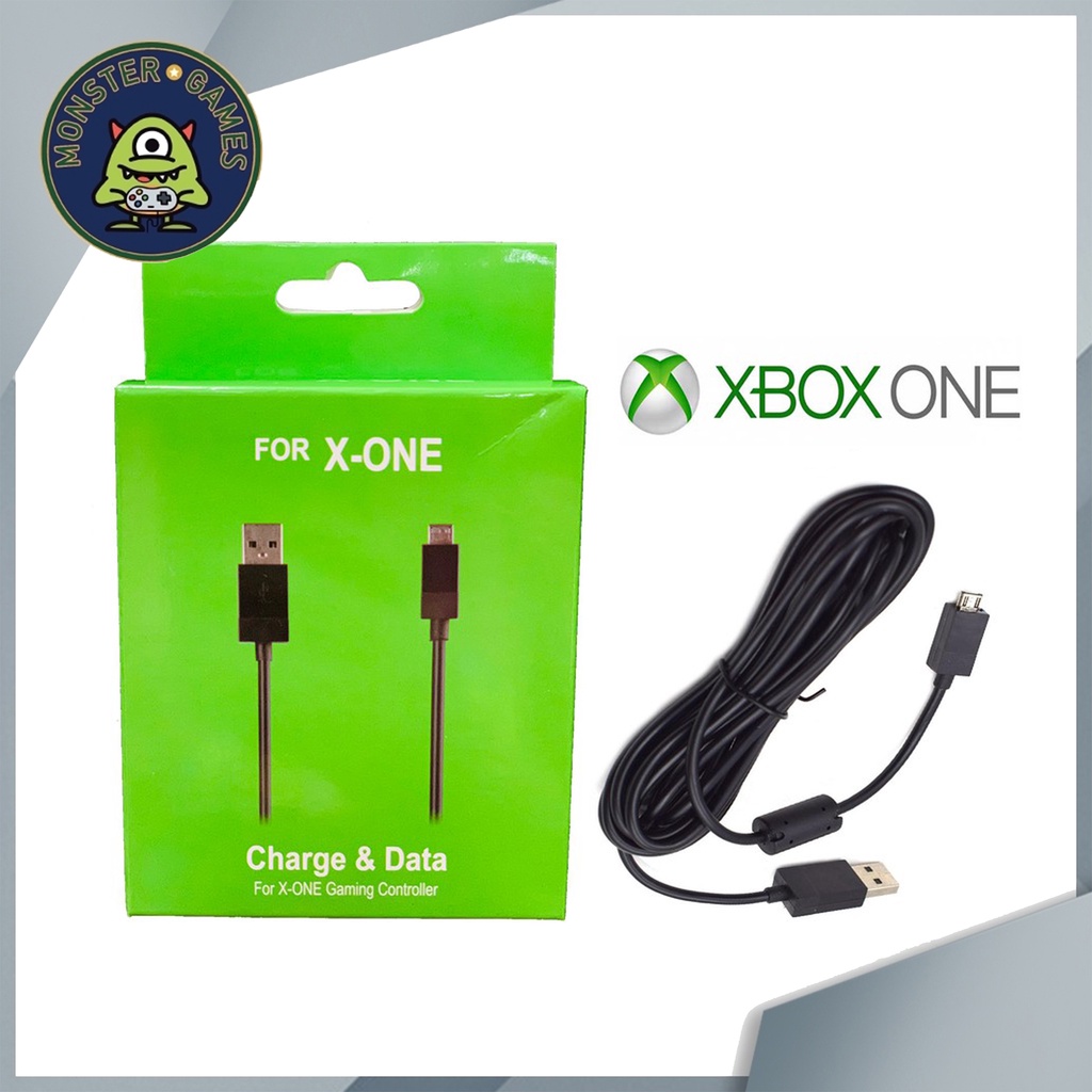ภาพหน้าปกสินค้าXbox One Charge & Data for Gaming Controller สายยาว 3 เมตร (Xbox one usb)(Xbox one Charge)(Xbox one gaming controller)