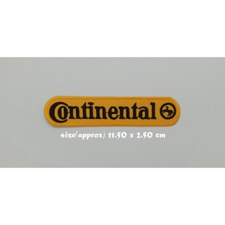 ตัวรีดติดเสื้อ Continental Tyres ตกแต่งเสื้อผ้า แจ๊คเก็ต Embroidered Iron on Patch  DIY