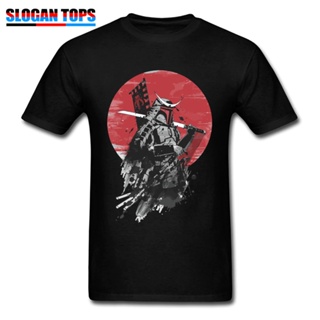 Boba Fett Samurai Cool Star Wars Black Tops Vintage Japan Style Teeshirt Xs Sports MenS T-Shirt_01