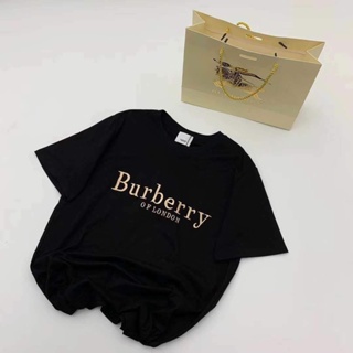 Tag + label Burberry classic loose and comfortable all-match trend men and women can wear T-shirt warranty {S-5XL}_01