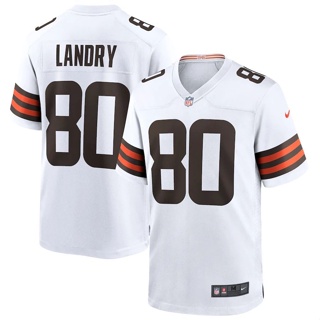 เสื้อกีฬารักบี้ ลายทีม NFL Cleveland Browns Cleveland Browns เสื้อกีฬาแขนสั้น ลายทีม Jarvis Landry 80 ชิ้น