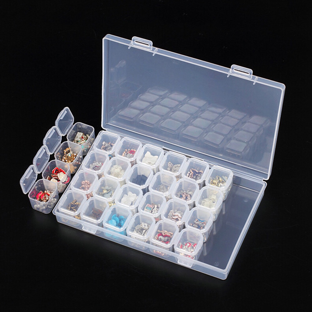 ag-clear-plastic-28-slots-nail-tools-jewelry-display-box-case-organizer