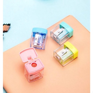 Deli Cubic Pencil Sharpener 0574 E กบเหลาดินสอ ราคาถูก เล็ก จิ๋วแจ๋ว พกพา สะดวก