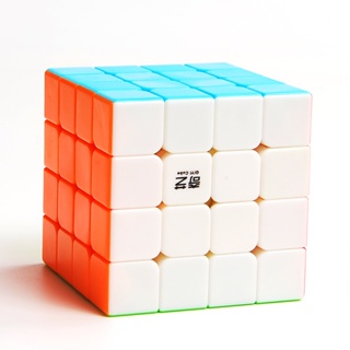 Qiyi Qiyuan S Fourth-Order Rubiks Cube Smooth Dazzling Six-Color Matte Surface No Sticker 4-Order ของเล่นเพื่อการศึกษารูบิค C