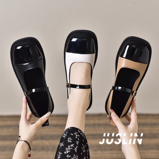 JUSLIN รองเท้าแฟชั่นผู้หญิง รองเท้าแตะ สะดวกสบาย สไตล์เกาหลี แฟชั่น JAN1602