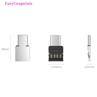 Eas อะแดปเตอร์แปลง USB-C 3.1 Type C ตัวผู้ เป็น USB ตัวเมีย OTG สําหรับดิสก์ U Ate
