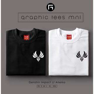 GraphicTeesMNL Genshin Impact Anemo Elements Symbol Customized Shirt Unisex Tshirt for Women and Men_05