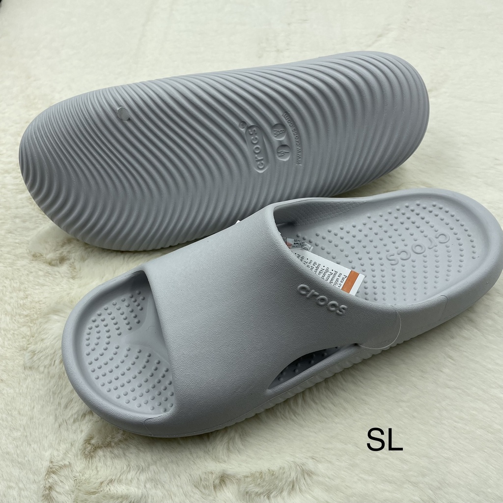 รองเท้าแตะ-crocs-รองเท้าแบบสวมสำหรับผู้หญิงและผู้ชาย-รุ่น-crocs-mellow-slide-สินค้าสวยคุณภาพดีน้ำหนักเบานิ่มมากๆสวมค่ะ