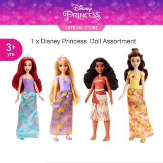 Disney Princess  Doll Assortment ดิสนีย์ ปริ้นเซส ตุ๊กตา เจ้าหญิง 1 ชิ้น HLX29