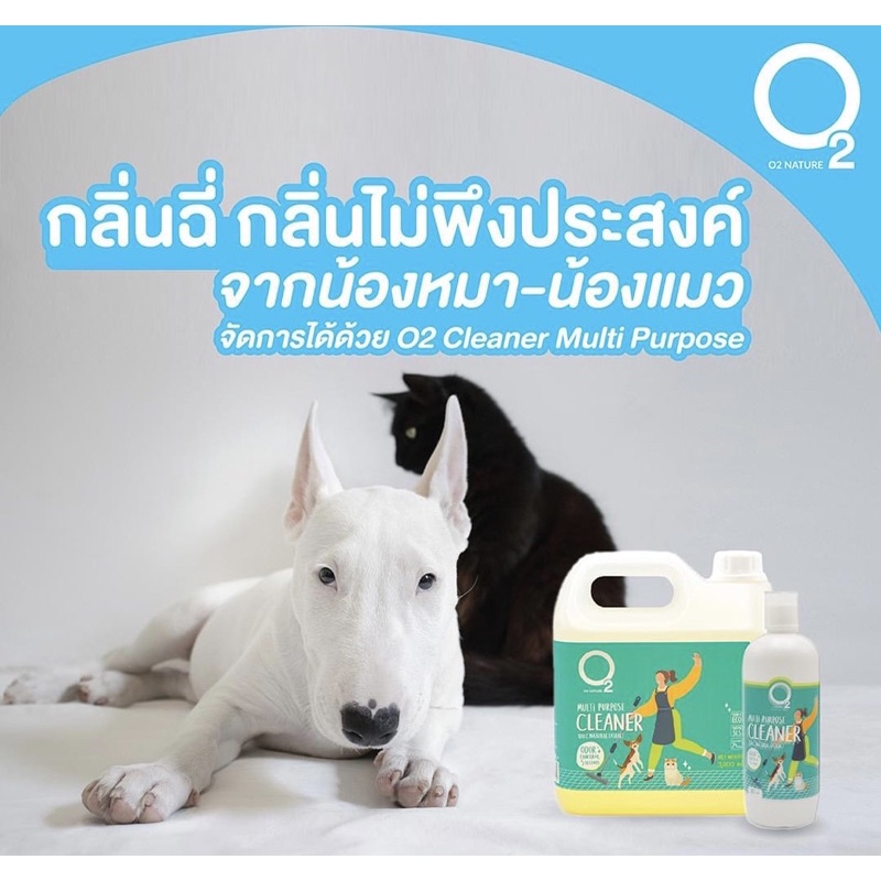 น้ำยาทำความสะอาด-o2-cleaner-500ml-ฆ่าเชื้อโรค-ดับกลิ่น-เช็ด-ถูพื้น-ล้าง-ปลอดภัยกับสัตว์เลี้ยง