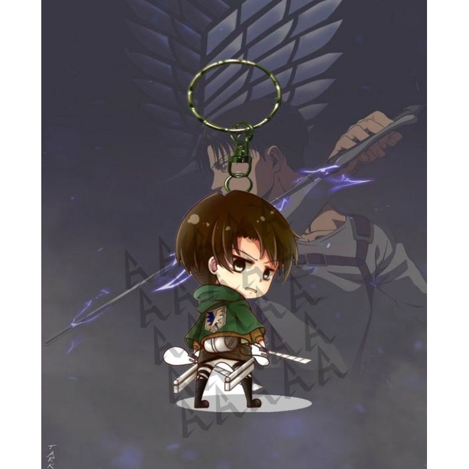 shingeki-no-kyojin-levi-ackerman-พวงกุญแจอนิเมะ-ganci-attack-on-titan