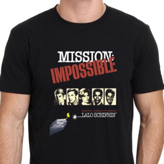 เสื้อยืดครอปเสื้อยืด พิมพ์ลายภาพยนตร์ Mission IMPOSSIBLE Lalo Schifrin สไตล์วินเทจS-5XL_11
