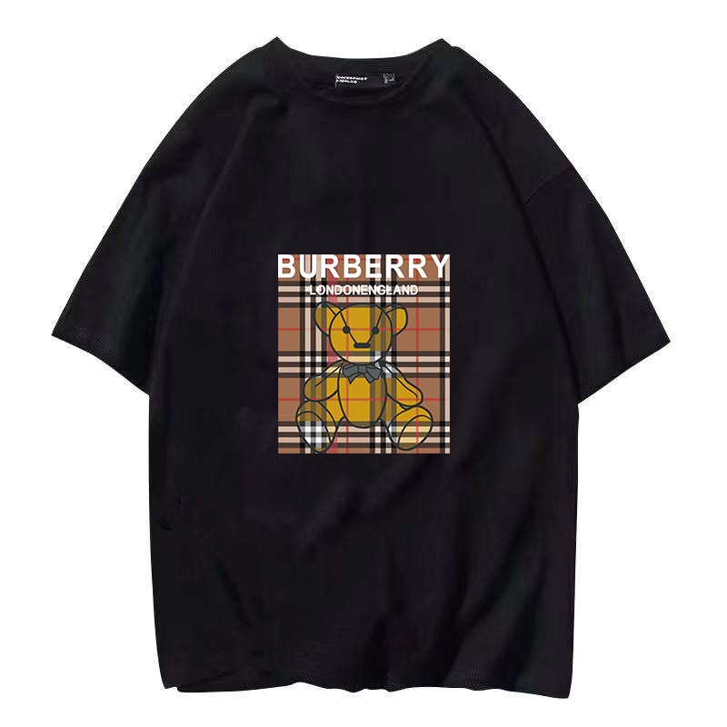 seasum-ready-stock-korean-style-cute-burberry-bear-printed-unisex-graphic-short-sleeve-t-shirt-01
