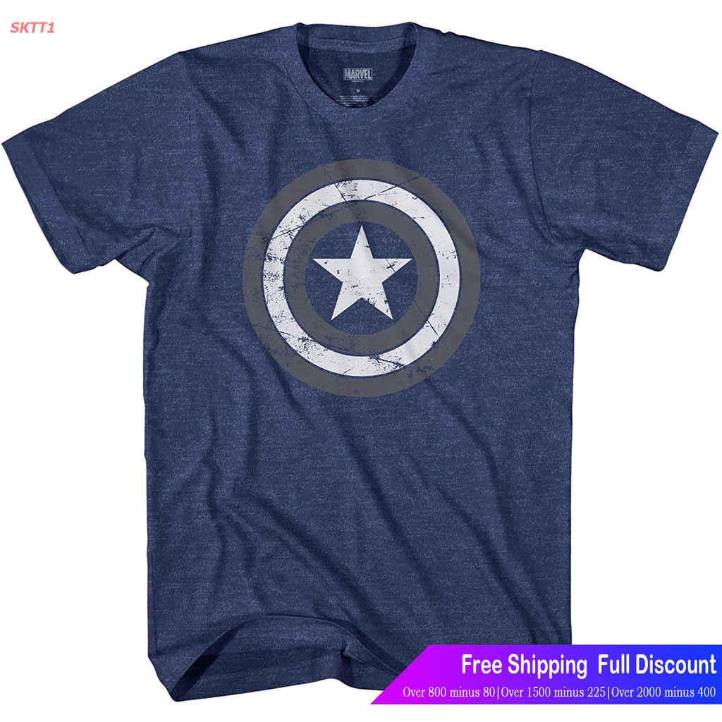 sktt1-marvelเสื้อยืดแขนสั้น-marvel-captain-america-stealth-shield-logo-mens-t-shirt-marvel-popular-t-shirts-11