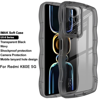 เคสโทรศัพท์มือถือ ซิลิโคนนิ่ม TPU ใส กันกระแทก สําหรับ Redmi K60E 5G