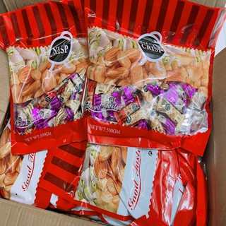 Nuts Crisp ขายส่ง ขนมถั่วตุ๊บตั๊บ ถั่วอัดแท่ง （酥糖500g* 24 ถุง）