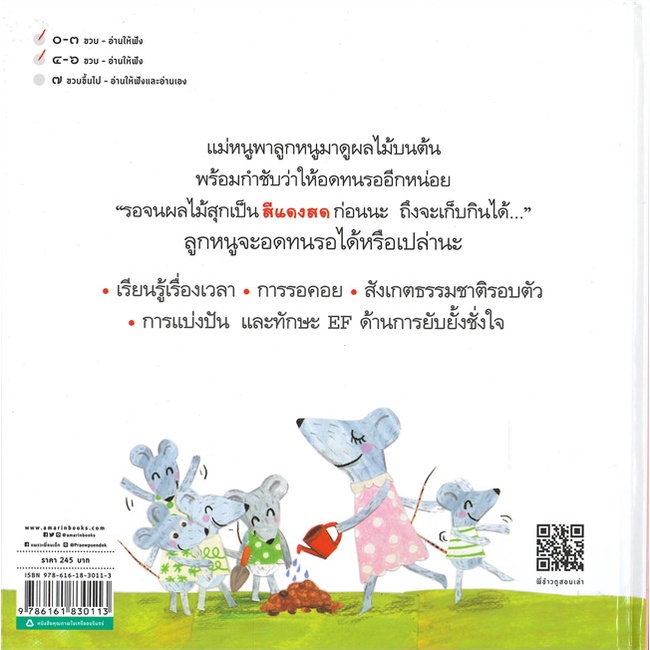 หนังสือ-รออีกหน่อยนะ-ปกแข็ง-ผู้แต่ง-พี่ข้าวตู-สนพ-amarin-kids-อ่านได้-อ่านดี