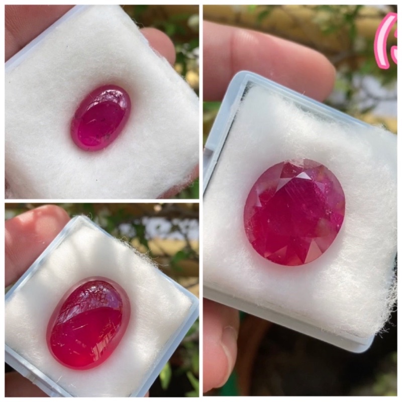 RUBY ทับทิม แท้ เริ่มต้น 3,600 บาท บิ๊กไซส์ เม็ดใหญ่ เนื้อดี สีสวย ไม่ ...