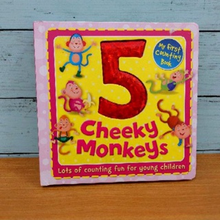 Board Book : 5 Cheeky Monkeys มือสอง