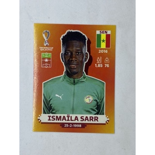 Ismaila Sarr สติ๊กเกอร์สะสม ฟุตบอลโลก world cup 2022 Senegal ของสะสมทีมฟุตบอล เซเนกัล