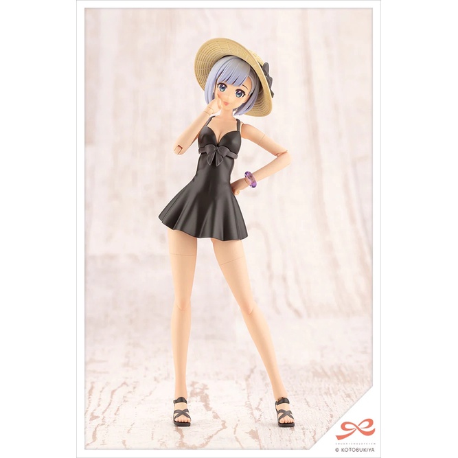 ready-stock-kotobukiya-sousaishojoteien-koyomi-takanashi-swim-style-dreaming-style-black-swan-1-1-exclusive