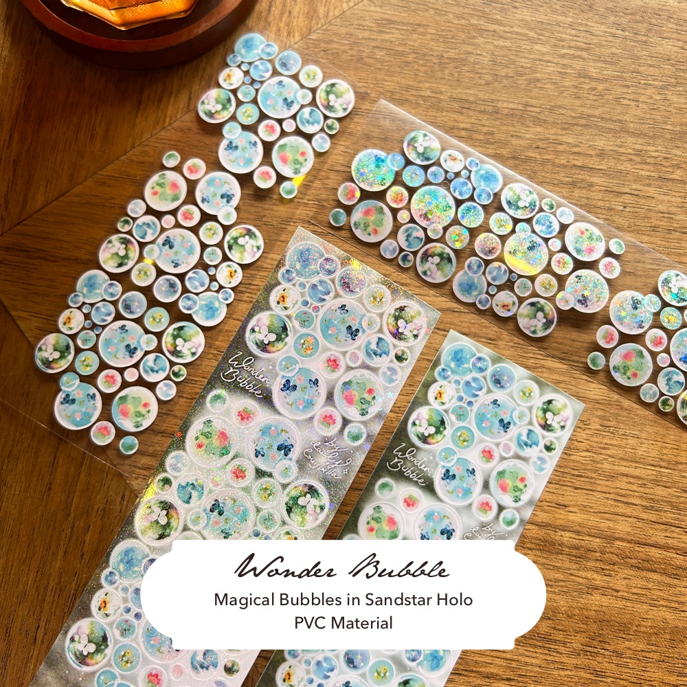 Wonder Bubbles Deco Sticker โดย Dailylouisbella | Shopee Thailand