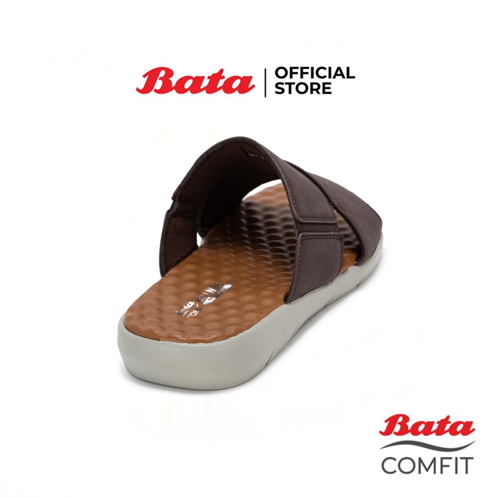bata-บาจา-comfit-รองเท้าลำลองเพื่อสุขภาพ-แบบสวม-ใส่ง่าย-รองรับน้ำหนักเท้าได้ดี-สำหรับผู้ชาย-รุ่น-comfty-สีน้ำตาล-8614213