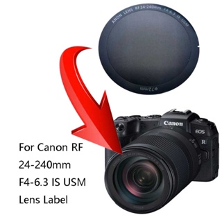 ชิ้นส่วนอิเล็กทรอนิกส์ สําหรับ Canon RF 24-240 มม. F4-6.3 IS USM 1 ชิ้น &amp;amp; Rf สติกเกอร์ฉลากโลโก้ F1.2 L USM เลนส์กล้องดิจิทัล 50 มม.