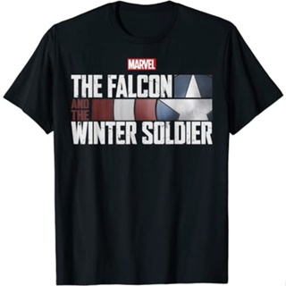 เสื้อยืด ลาย THE FALCON AND THE WINTER COMBED 30S DISTRO สําหรับผู้ชาย ผู้หญิง