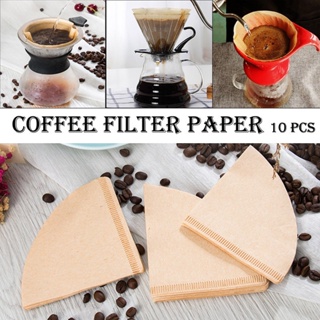 กระดาษดริป กระดาษกรองกาแฟ กรองกาแฟ กระดาษกรอง ฟิลเตอร์ดริปกาแฟ ดริปกาแฟ แบบหนา 100 แผ่น Coffee filter paper